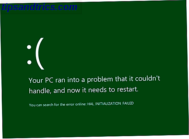 Windows 10 Blue Screen of Death Skærmbillede