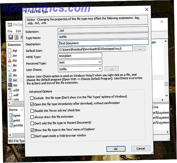 FileTypesMan Icon Settings Captura de pantalla