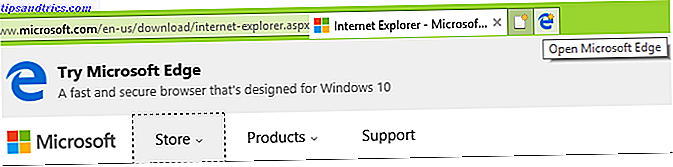 Kante im Internet Explorer beworben