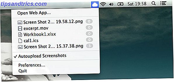 Si me pidieran que nombrara mi aplicación favorita de Mac OS X, CloudApp, o Cloud, para abreviar, definitivamente sería la lista restringida.  Es una utilidad de barra de menús ingeniosa que hace que sea increíblemente fácil cargar y compartir archivos pequeños.