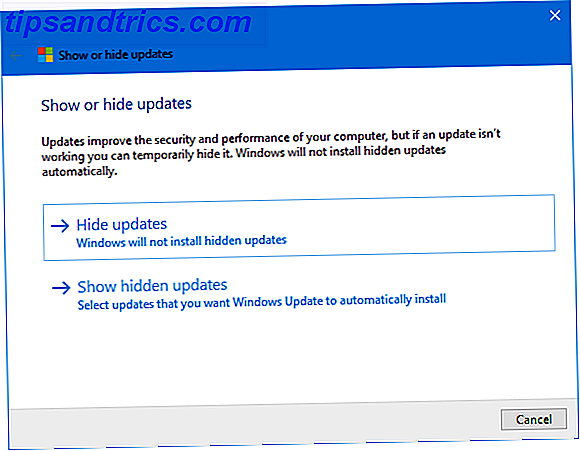 Windows 10 Verstecke Updates
