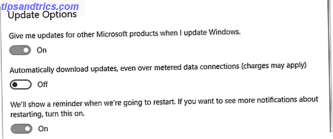 Opdateringsindstillinger for Windows 10