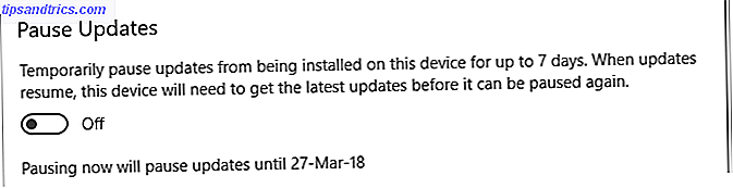 Windows 10 Pause opdateringer