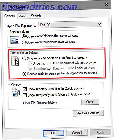 Sådan Fixes en dobbeltklikende mus i Windows Windows Single Click Option