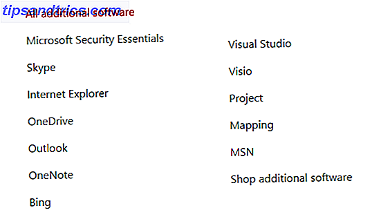 Windows Store Zusätzliche Software