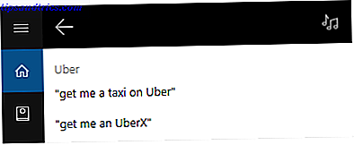 uber cortana