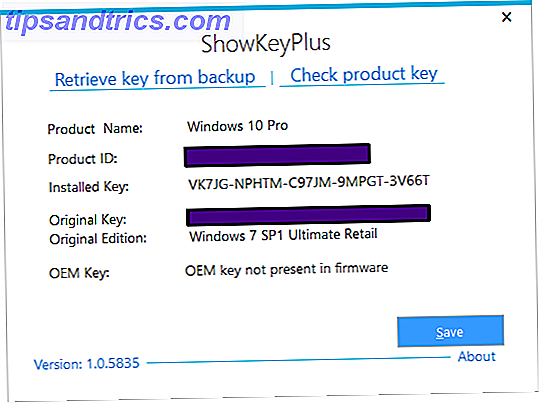 Licencia de Windows ShowKeyPlus