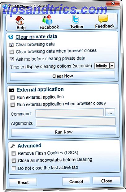 Click & Clean: Erweitern Sie Ihren Browser über die Standardeinstellungen für Datenschutz und Sicherheit hinaus Firefox-Optionen