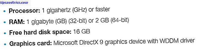 Requisitos de hardware do Windows 10