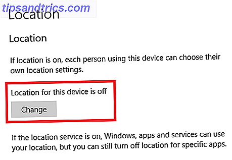 Windows 10 services de localisation bascule