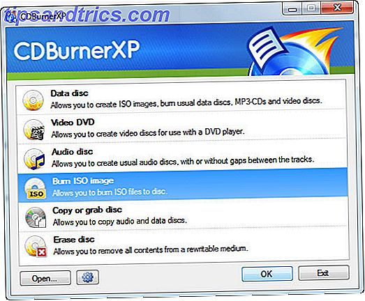 CDBurnerXP - Εγγραφή εικόνας ISO