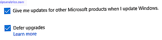 Windows 10 posterga las actualizaciones