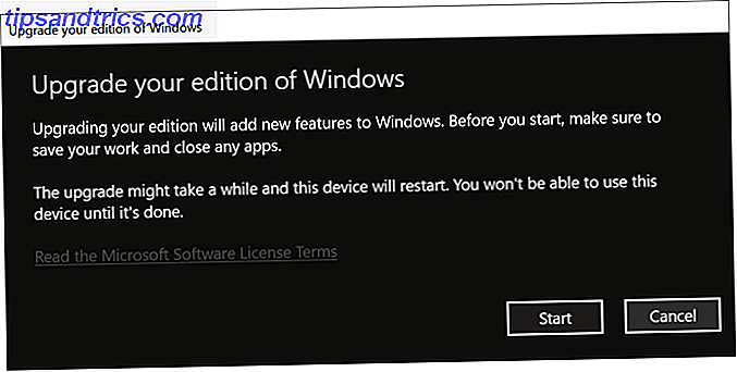 Opgrader Windows 10 Edition til Pro