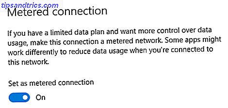 Windows 10 Metered Connection