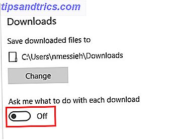 So deaktivieren Sie die Eingabeaufforderung von Microsoft Edge zum Speichern von Downloads EdgeDownloads