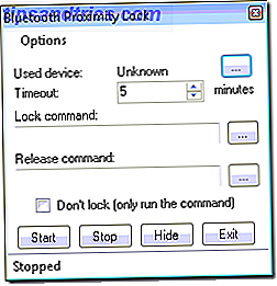 Sådan låser du din computer med Bluetooth Proximity Lock Utility