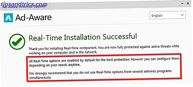 14 Ad-Aware Pro Security - Installer Real-time beskyttelse med succes installeret (beskåret)