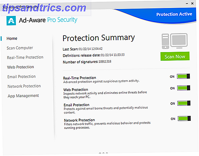 17 Ad-Aware Pro Security - Oversikt over hjemmebeskyttelse - Alt aktivert