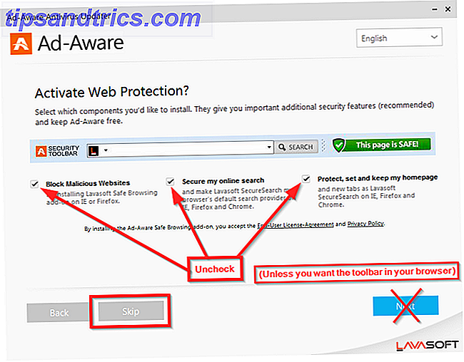 3 Installazione della sicurezza di Ad-Aware Pro: attiva la protezione Web
