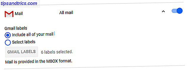 Vælg bestemte Gmail-etiketter