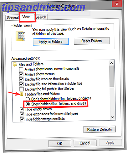 7.2 Konten-Dateien zusammenführen - versteckte Dateien anzeigen - Option 2