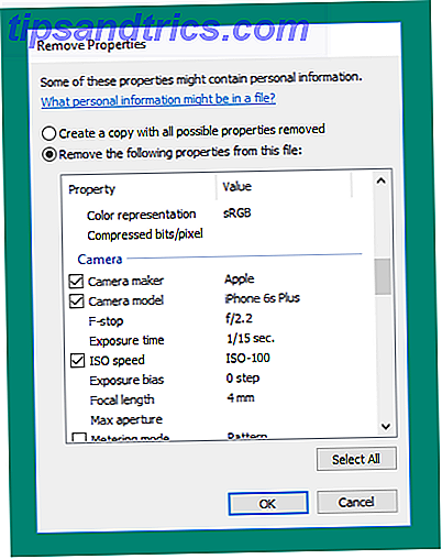 Sådan fjerner du personlig info fra billeder i Windows 10 Photo Properties 2