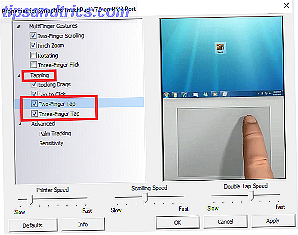 Comment faire un clic droit et un clic du milieu sur Windows avec un touchpad à deux doigts