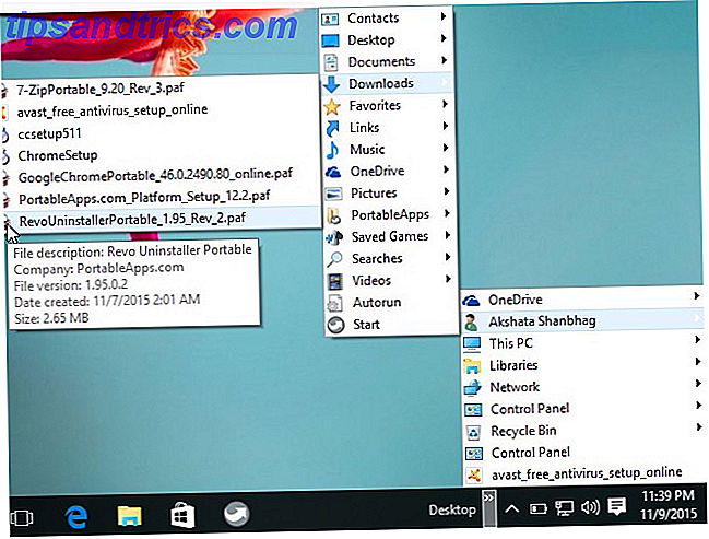 Windows-supermakt-desktop-verktøylinjen