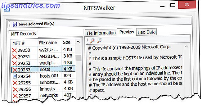 MFT-NTFSWalker