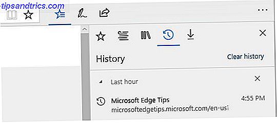 Microsoft Edge Clear History