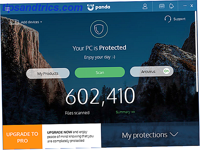 Panda Antivirus-Fenster