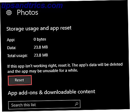Nulstil Windows 10 Fotos