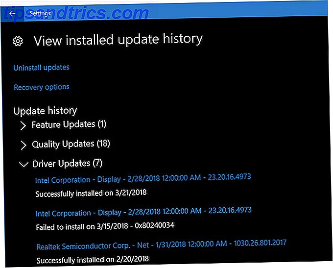 Windows 10 Seneste opdateringer til driveren