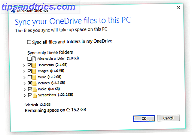 Impostazioni OneDrive Sync