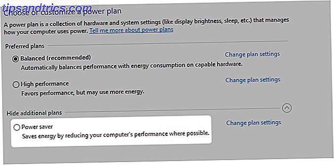 power options windows 10