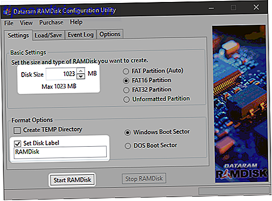 Windows 10 konfigurieren Datamram Ramdisk