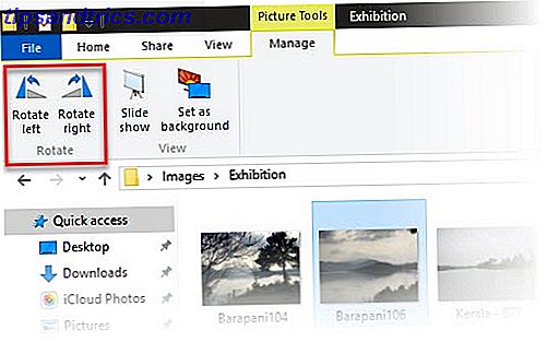 Rotera bilder i ett enda klick med File Explorer på Windows 10