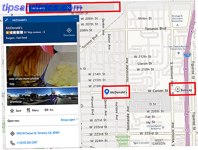 Windows Maps vs Google Maps: 7 fonctionnalités Windows fait de meilleures cartes microsoft résultats en couches 669x500