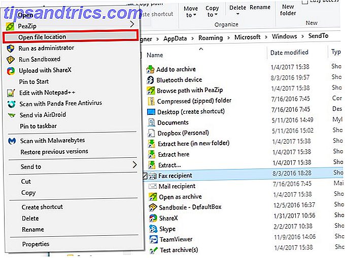 Comment personnaliser le menu Envoyer vers le clic-droit dans Windows 10 02 Envoyer vers le dossier AppData