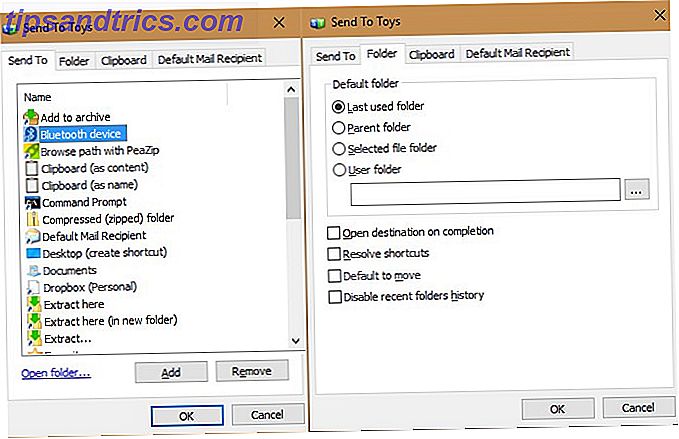 Comment personnaliser le menu Envoyer vers le clic-droit dans Windows 10 04 Envoyer vers les options du dossier Jouets
