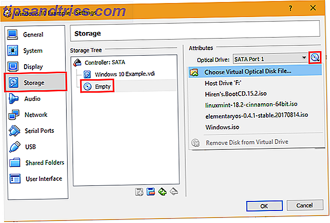 Sådan bruger du VirtualBox: Brugervejledning 10 VirtualBox Mount CD