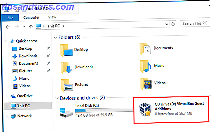 Sådan bruger du VirtualBox: Brugervejledning 22 VirtualBox Windows 10 Guest Additions Installer
