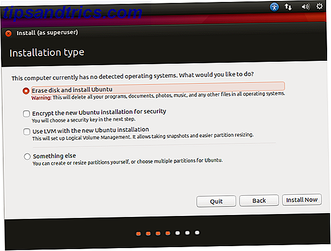 Sådan bruger du VirtualBox: Brugervejledning 31 VirtualBox Ubuntu Installer Type