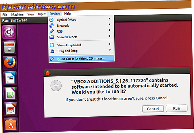 Sådan bruges VirtualBox: Brugervejledning 33 VirtualBox Ubuntu Gæst tilføjelser Kør