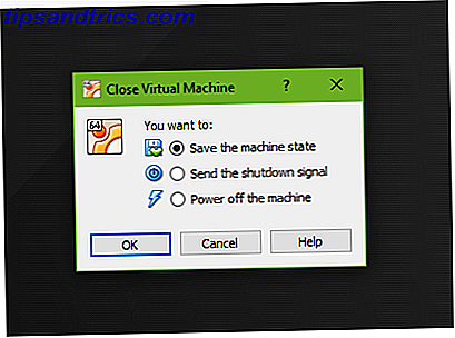 Sådan bruges VirtualBox: Brugervejledning 40 VirtualBox Luk Virtuel Maskine