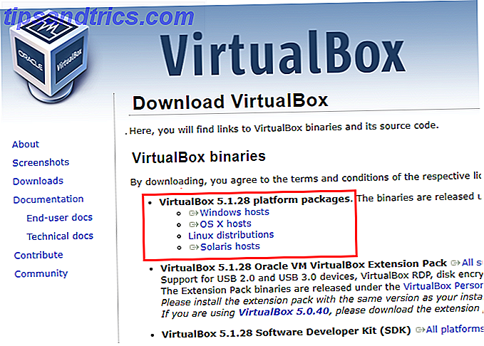 So verwenden Sie VirtualBox: Benutzerhandbuch 01 VirtualBox Download-Website