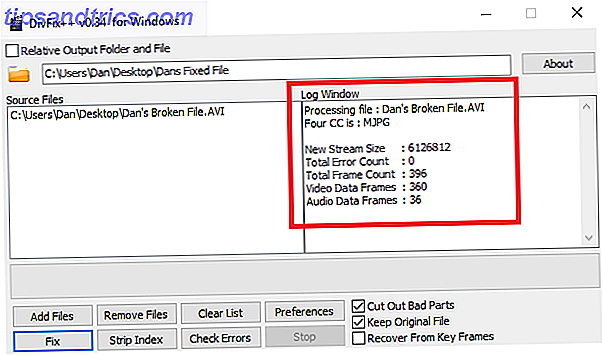 Reparieren von defekten AVI-Dateien, die nicht abgespielt werden