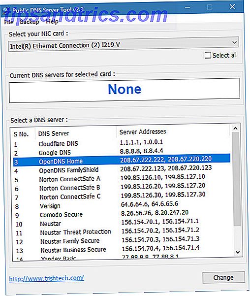 Offentlig-DNS-server-værktøj
