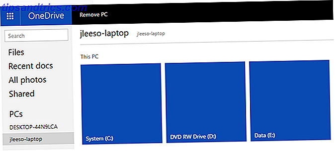 Eine Kurzanleitung zu OneDrive in Windows 10 Windows Onedrive Remote