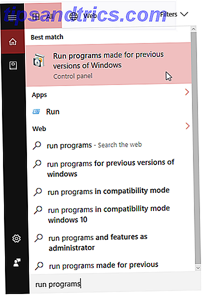 exécuter des programmes créés pour les versions précédentes de Windows